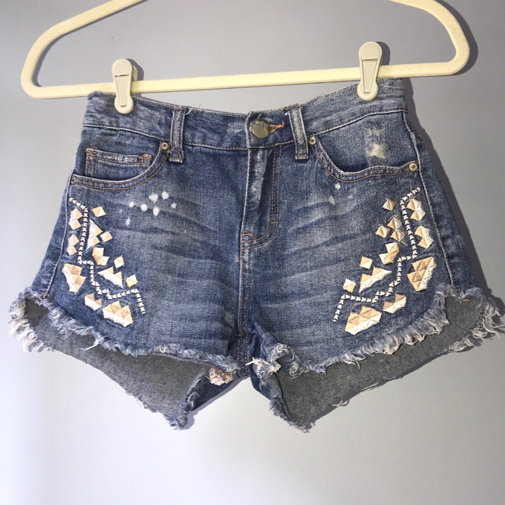Free People Aztec Shorts